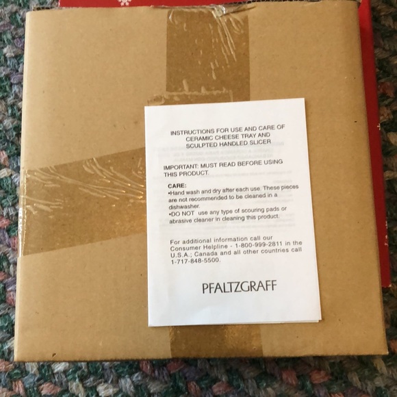 Pfaltzgraff Christmas cheese tray - Picture 2 of 8